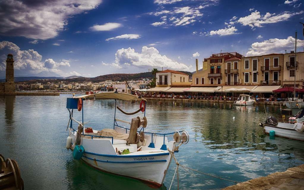 Sea View Cozy Studio Near Center Of Rethymno Town Exterior foto