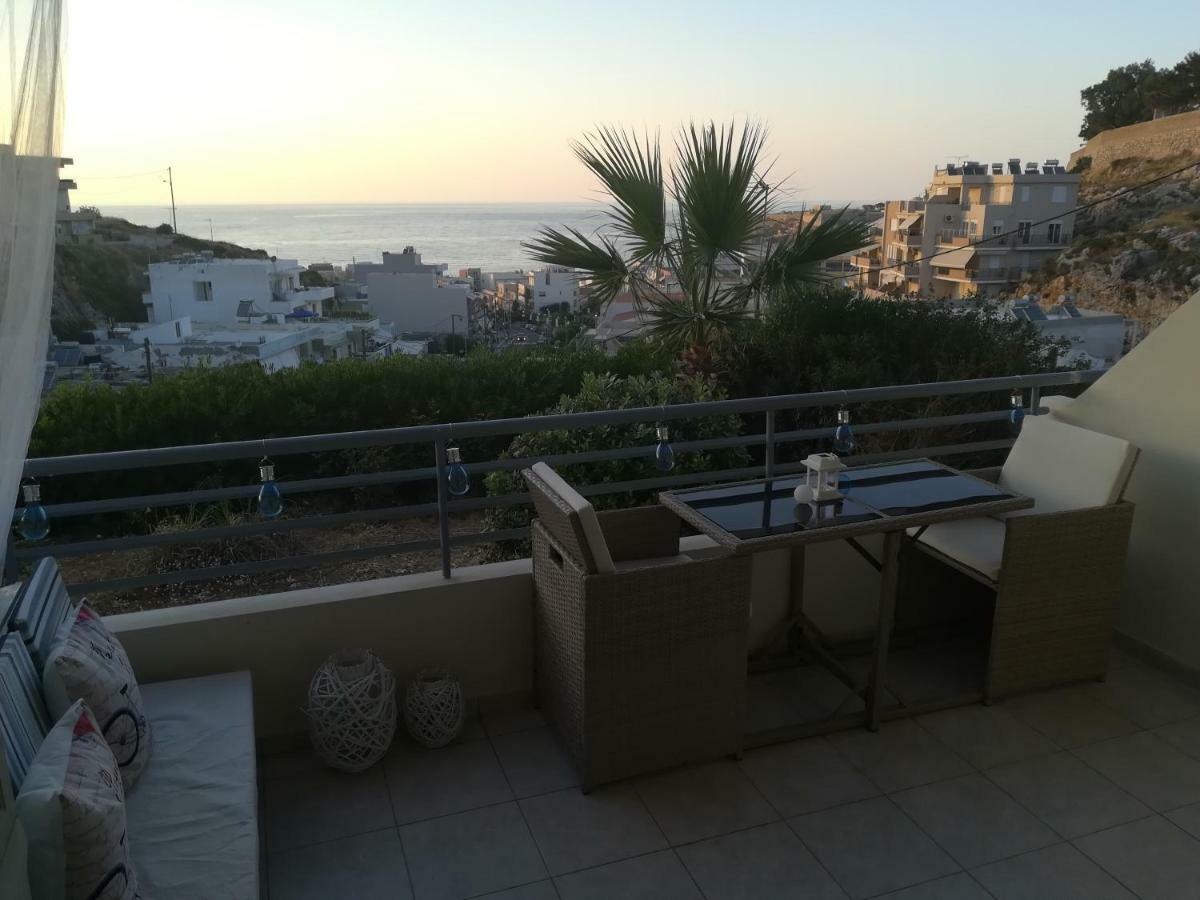 Sea View Cozy Studio Near Center Of Rethymno Town Exterior foto